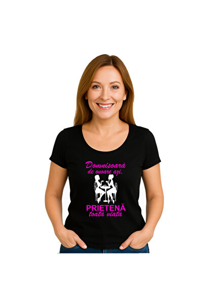 OEM Tricou dama Domnisoara de onoare azi, prietena toata viata.