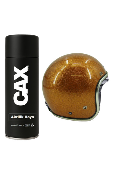 caxcolors MOTORSİKLET KASK SAF AKRİLİK SPREY BOYASI 400 ML
