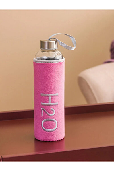 Tohana H2O Glass Flask with Plush Cover 600 ml