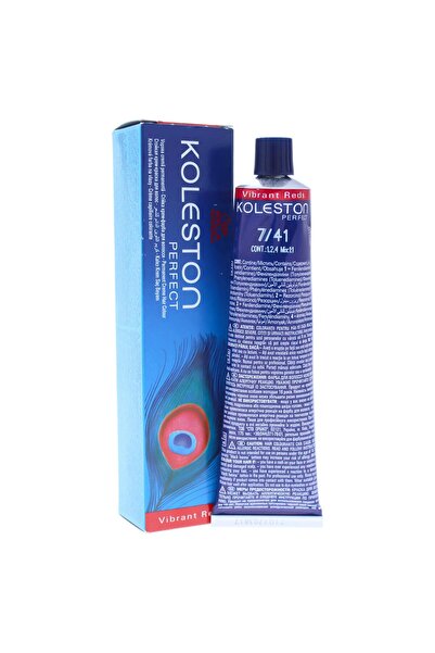 Wella Professionals Koleston Perfect Permanent Hair Dye 7/41 Medium Red Ash Blonde 60 ml