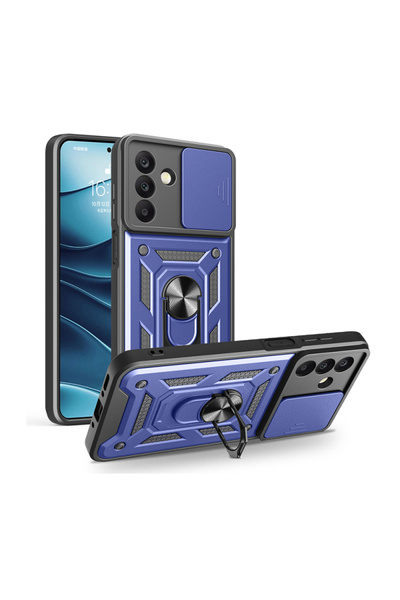 Paladyum Case حافظة سامسونج جالاكسي A17 المتوافقة مع الكاميرا مع حامل باللون ...