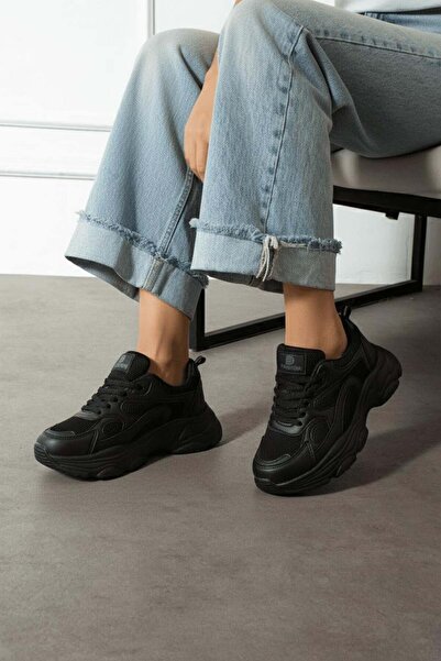 NAVİSHOES Pantofi negri pentru femei Pantofi sport cu șireturi pentru școală Casual 164NAV