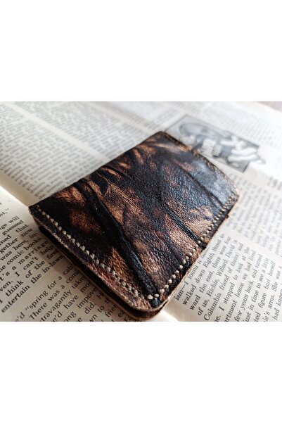 Mahfuz Genuine Leather Top Quality Fully Handmade Minimalist Wallet 15.5X10.5 cm Md13