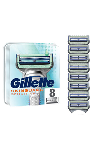 Gillette Rezerve aparat de ras SkinGuard, 8 bucăți