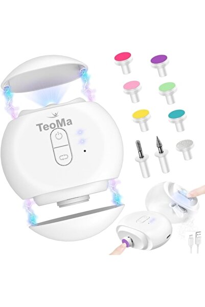 TeoMa™ Pilă și mașină de tuns unghii electrică 2 în 1 pentru bebeluși, copii ...