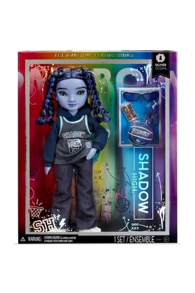 Rainbow High Păpușă Shadow High F23 - Albastră