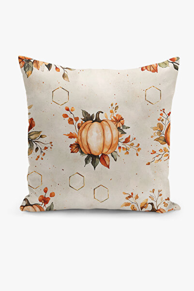 Filamente Double-Sided Digital Printing Throw Pillow Cover Autumn / Pumpkin Pattern