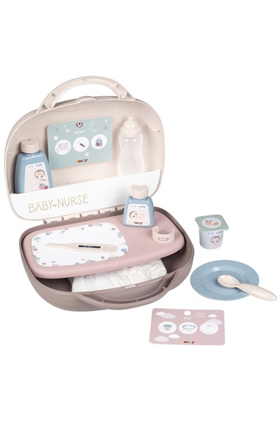 Smoby Baby Nurse doll care bag cream