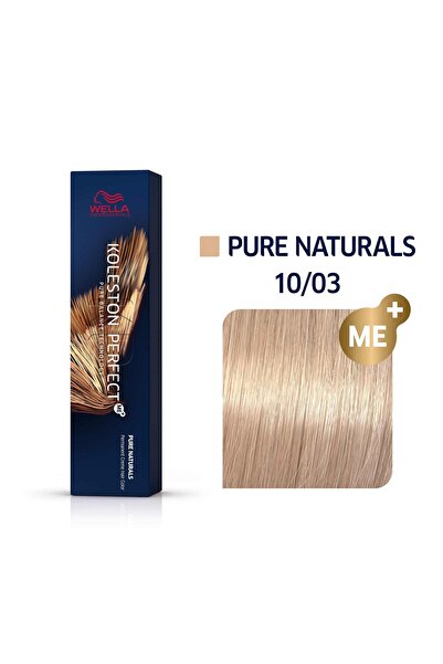 Wella Professionals Koleston Perfect Me+ Permanent Hair Dye 10/03 Bright Golden Blond 60 ml