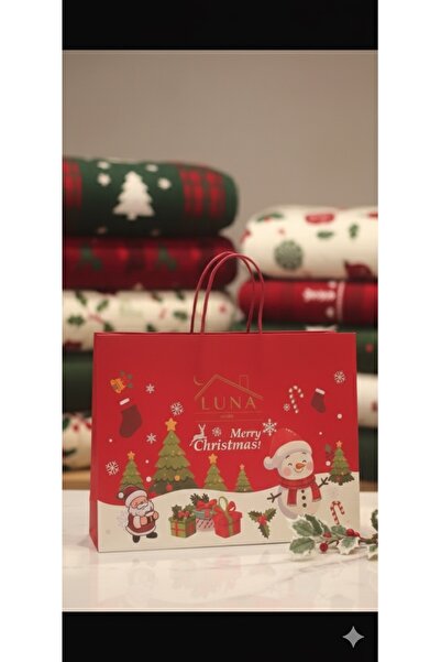 Truva Grup "Winter Carol" Finet Bedding Set – 6 Pieces, Festive Print, 100% Soft Finet