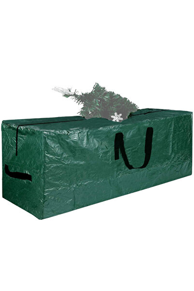 zola Τσάντα αποθήκευσης τεχνητού χριστουγεννιάτικου δέντρου, πολυαιθυλένιο, πράσινη, 165 x 75 x 37 εκ.