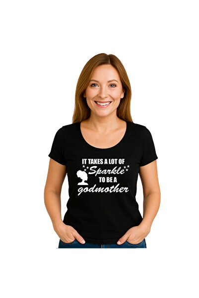 OEM Tricou dama E nevoie de multă strălucire ca să fii nașă