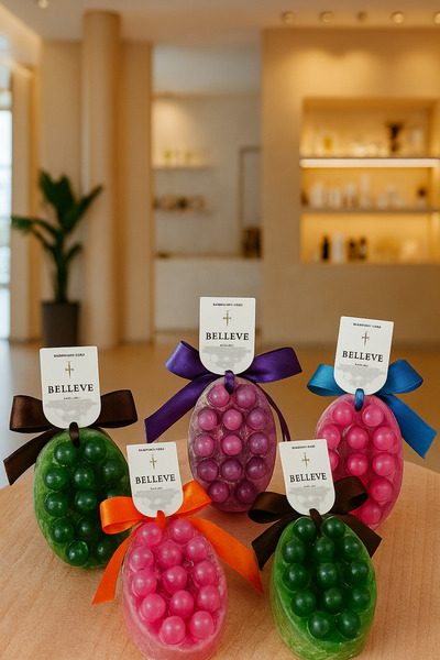 bellevie candles Massage Soap Set 3 Pieces (Buy 2 Get 1 Gift) – Handmade
