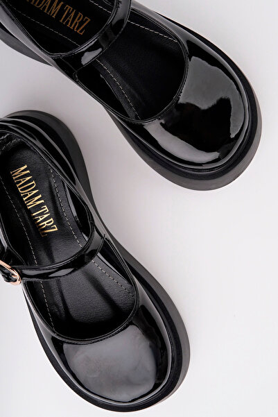 Madam Tarz SMR-4022 Мокасини с дебела подметка и катарама