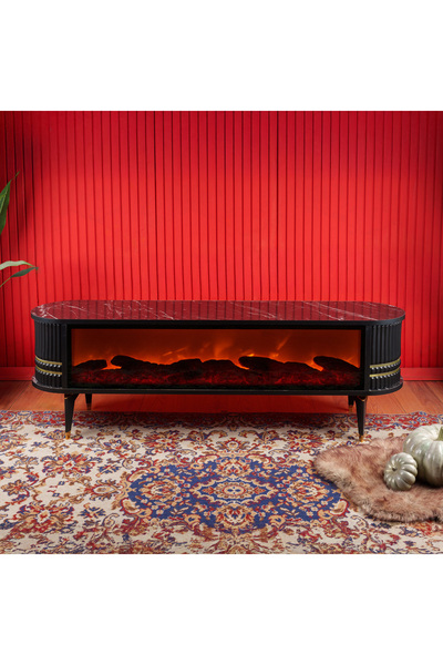 comiet home elektrik şömineli Tv ünitesi konsol