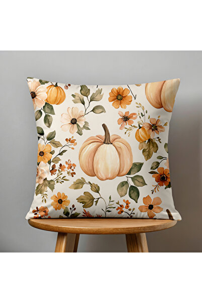 Filamente Double-Sided Digital Printing Throw Pillow Cover Autumn / Pumpkin Pattern