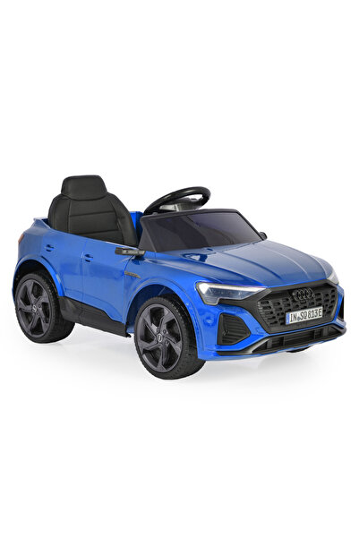 Audi Masinuta electrica pentru copii SQ8 E-Tron Blue vopsit,roti EVA,telecomanda 2.4G,2 motoarex25w,