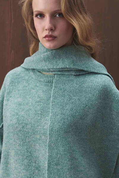 Hooopstore Soft Mint Scarf with Soft Texture