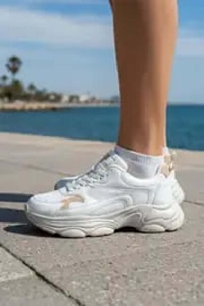 NAVİSHOES Women's Sneaker Lace-Up Sports Shoes School Casual 164Nav