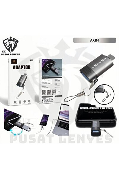 Lenyes AX114 - محول AX-114 OTG من USB إلى موصل Micro محول بيانات Plug & Play