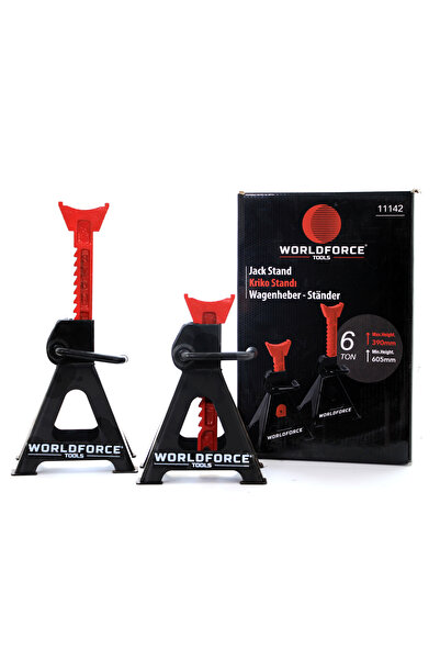 Worldforce 6 Ton 4 Ayaklı Kriko Standı Araba Araç Sehpası 2 Adet