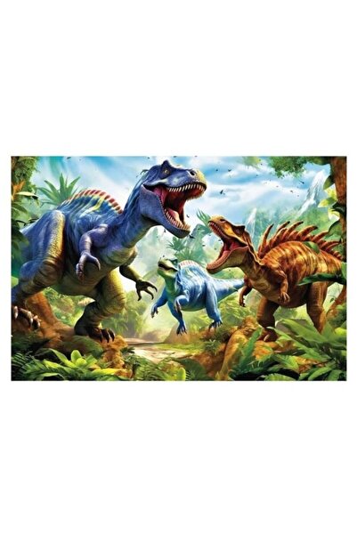 OEM Dinosaurs Puzzle, 104 pieces, 41×27.5 cm, children 3+, picture with 3 dinosaurs