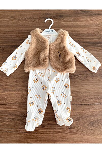 Necix's Vest Set Baby Girl Romper