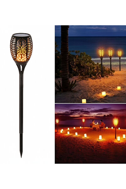 Muchmy قطعتان من مصابيح الطاقة الشمسية للحديقة قابلة لإعادة الشحن ومقاومة للم...