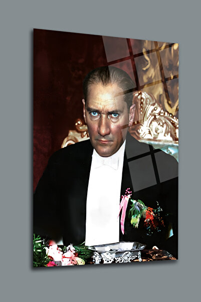 glassartdesign Pictură în sticlă Ataturk-22 Pictură Ataturk-Pictură Patria