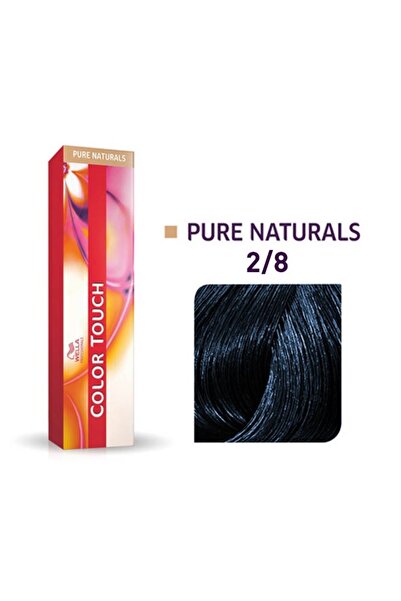 Wella Professionals , Color Touch, Ammonia-Free, Semi-Permanent Hair Dye, 2/8 Blue Black, 60 ml