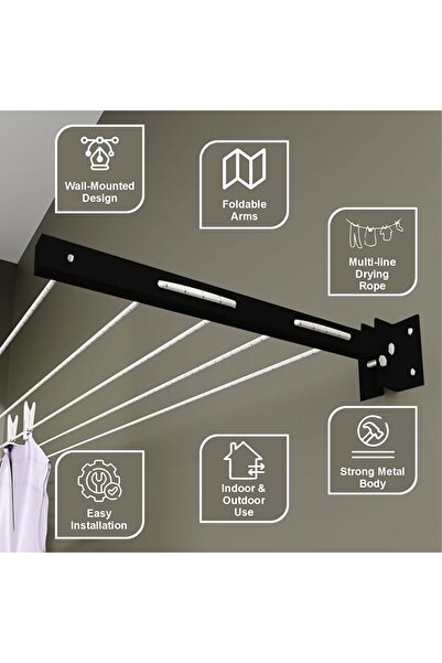 package home Clothes drying rack for use on the balcony or indoors
