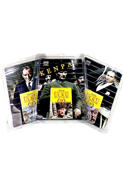 Ülkü TAKVİMİ 2026 ATATÜRK ÖZEL AMBALAJLI GÖNDERİM KENPA KURUMSAL