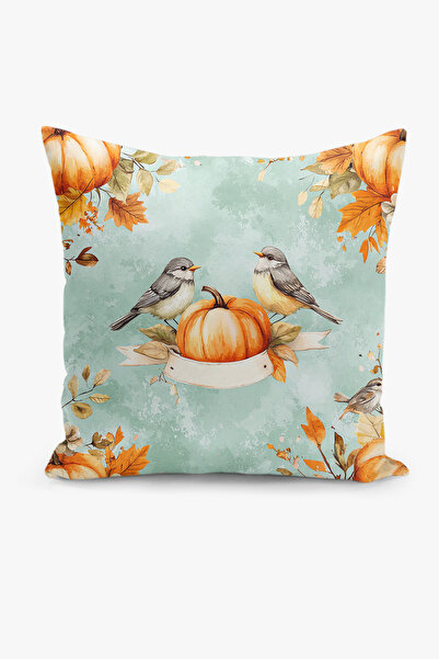Filamente Double-Sided Digital Printing Throw Pillow Cover Autumn / Pumpkin Pattern