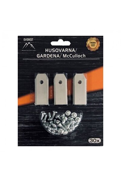 Everest Set 30 Blades for Robotic Lawn Mower Husqvarna, Gardena, McCulloch - 43 mm