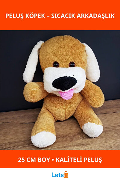 Letsii Cute Plush Toy Dog 25cm Sweet Gift