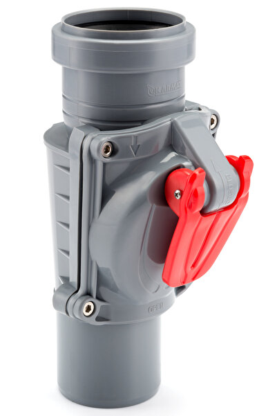 Other Zasuwa burzowa pionowa szara 50 mm