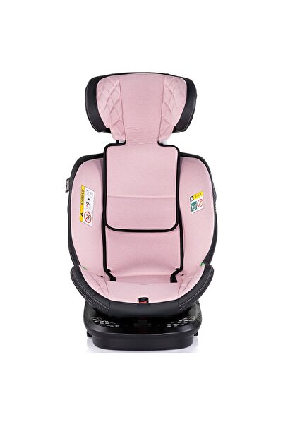 Chipolino Scaun auto Hypnotic I-Size 40-150 cm cu sistem Isofix si sezut rotativ pink marshmallow