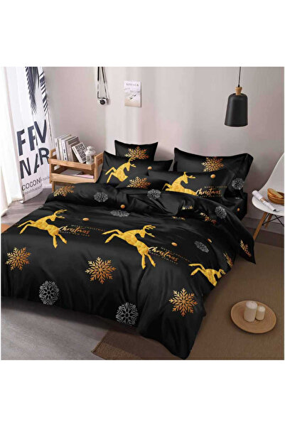 Truva Grup "Winter Night" Finet Bedding Set – 6 Pieces, Festive Print, 100% Soft Finet