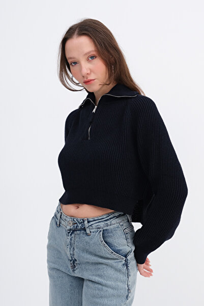 Addax Светр з застібкою на комірі K10262-C8