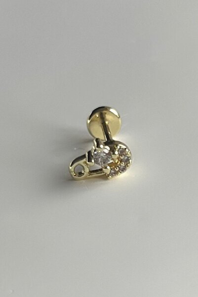 Bijou Luz İğne Figürlü Zirkon Taşlı Tragus / Helix Piercing
