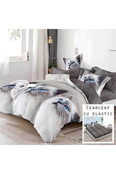 Patul Lenjerie de pat, Bumbac Finet, Pucioasa, Pat Dublu, 2 Persoane, Cearcea...