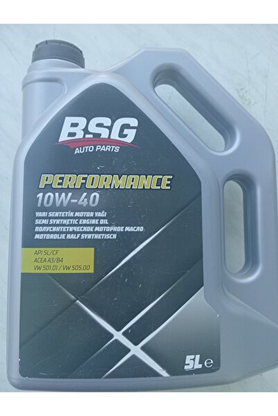 BSG 10W40 5 LİTRE SL/CF YARI SENTETİK MOTOR YAĞ PARÇA NO : 99-998-099