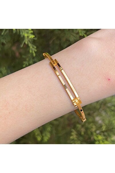 Bayar Gold 6,45 Gram 22 K Altın Yatırımlık Tekli Kaburga Kelepçe Bilezik