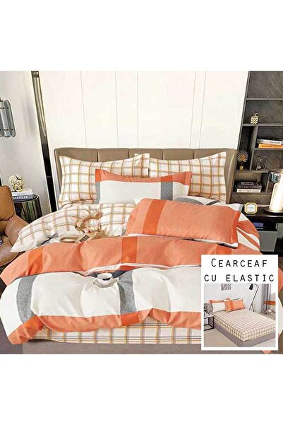 Patul Bed Linen, Fine Cotton, Sulphur, Double Bed, 2 Persons, Fitted Sheet