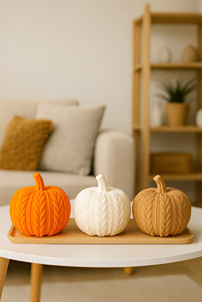 Orivara Design OriHarvest 3'li Bal Kabağı Dekoru