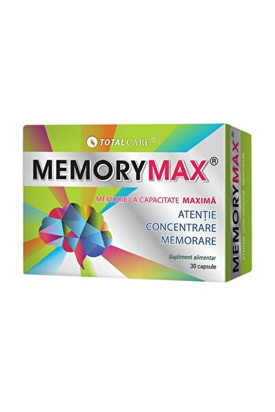 Cosmopharm MEMORY MAX, 30 cps Pentru Atentie, Concentrare, Memorare