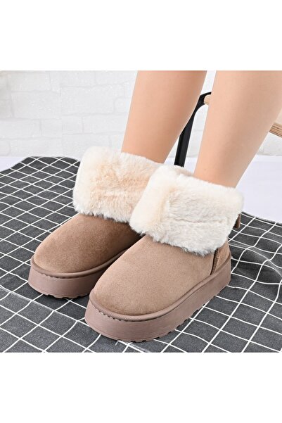 Tmall Ghete de damă, tip, din piele întoarsă prietenoasă cu pielea, căptușite...