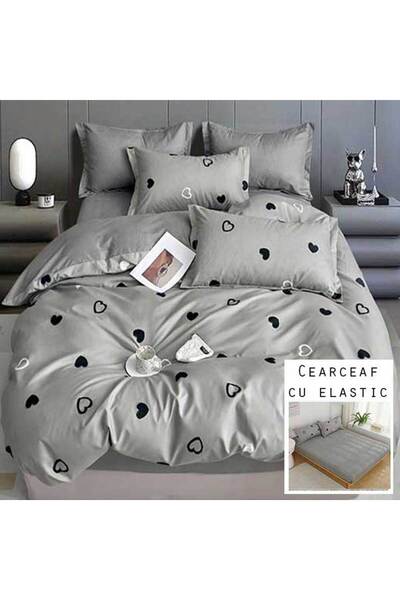 Patul Lenjerie de pat, Bumbac Finet, Pucioasa, Pat Dublu, 2 Persoane, Cearcea...