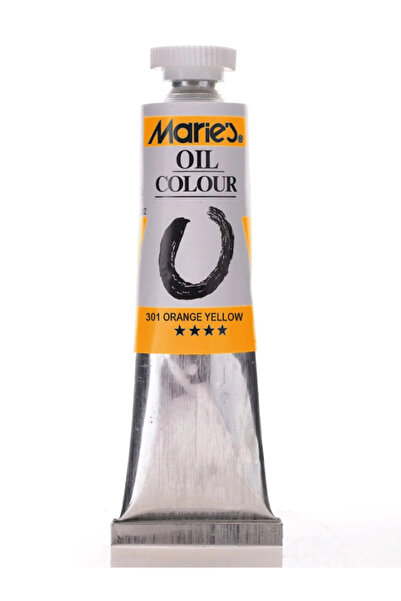 Maries YAĞLI BOYA 50 ML NO 301 ORANGE YELLOW (3 Adet)