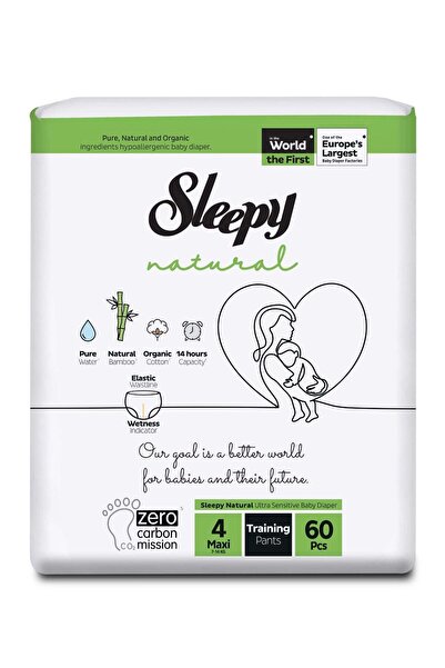 Sleepy Scutece-Chilotel pentru bebelusi Double-marime 4 Maxi , 7-14kg, 60 bucati